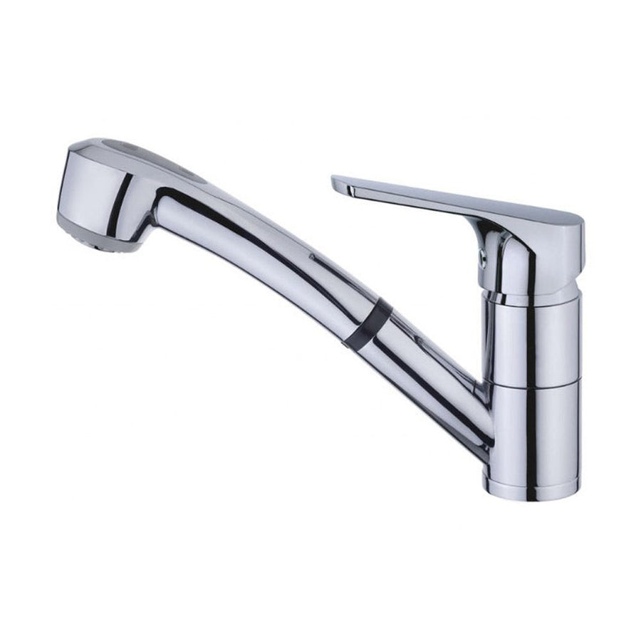 TEKA króm színű, kétfunkciós, kihúzható, konyhai álló csaptelep.