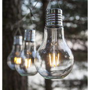 Csiptethető kültéri napelemes LED izzó.