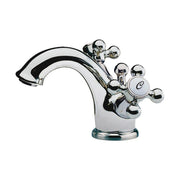 TEKA tekerőgombos, krómszínű, fürdőszobai álló csaptelep automata leeresztő szeleppel