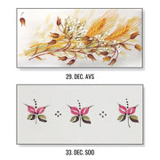 Festett kerámia minták.