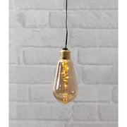 Beltéri függeszthető dekor LED izzó borostyán 156 cm