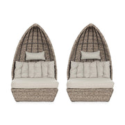 SAMUI 2 részes prémium design kerti pihenőágy szett 230 cm