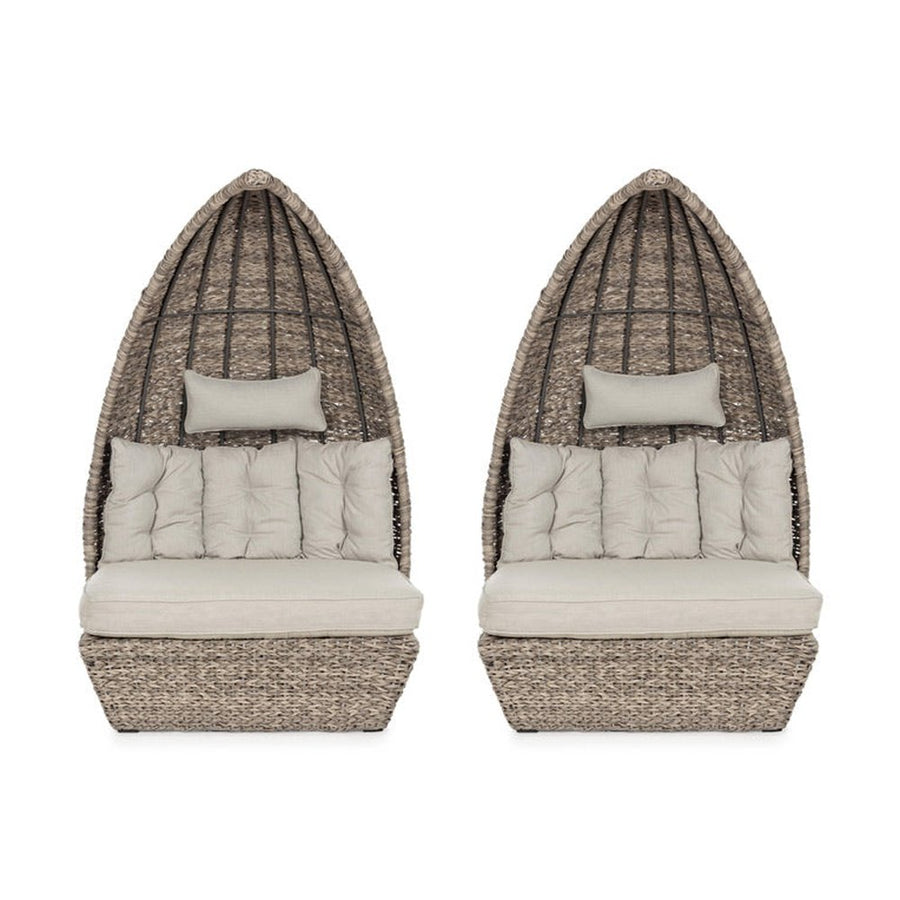 SAMUI 2 részes prémium design kerti pihenőágy szett 230 cm