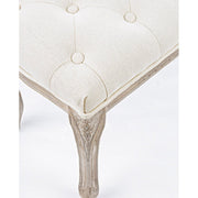 MATHILDE bézs nyírfa ülőpad 110 cm