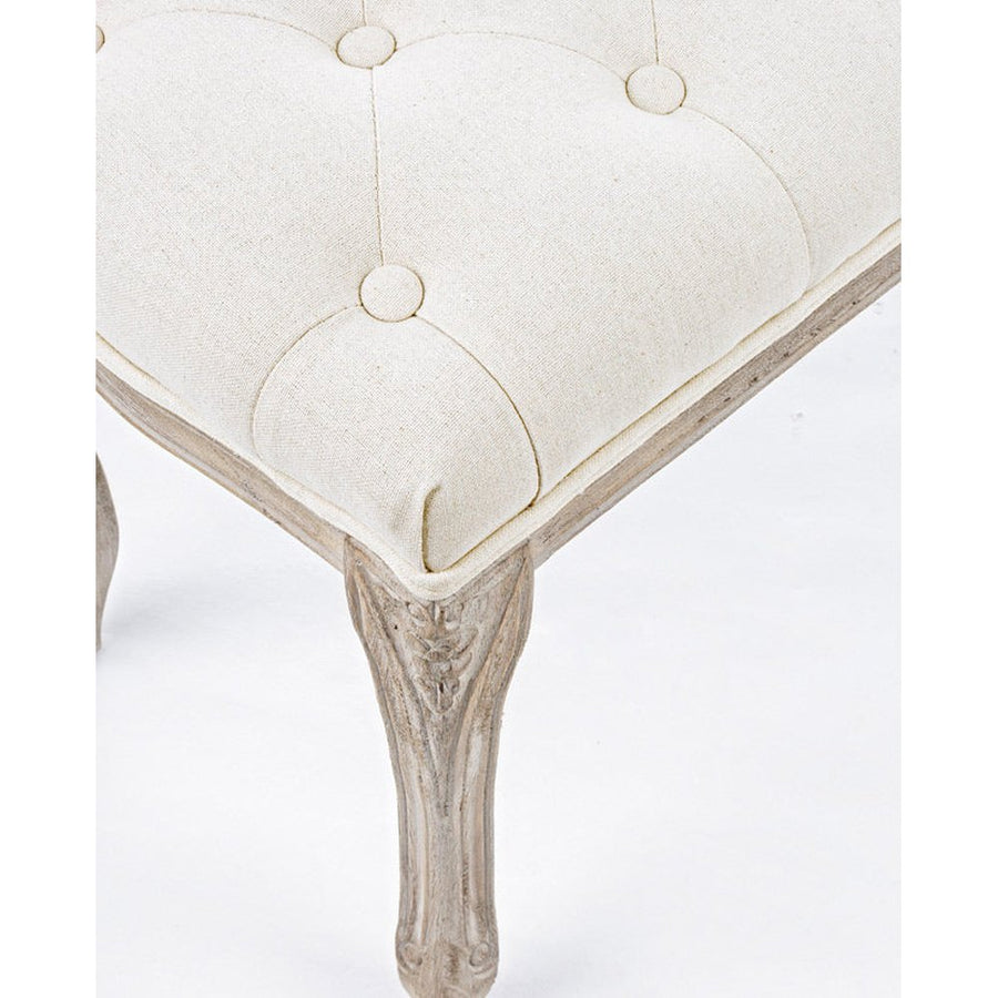 MATHILDE bézs nyírfa ülőpad 110 cm