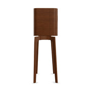 Kőrisfából készült, századközepi modern stílusú, design likőrszekrény