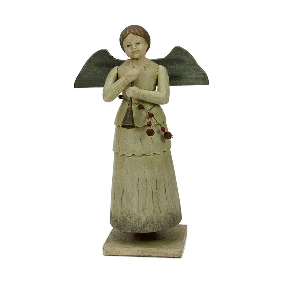 Zenélő angyalos gyertyatartószett