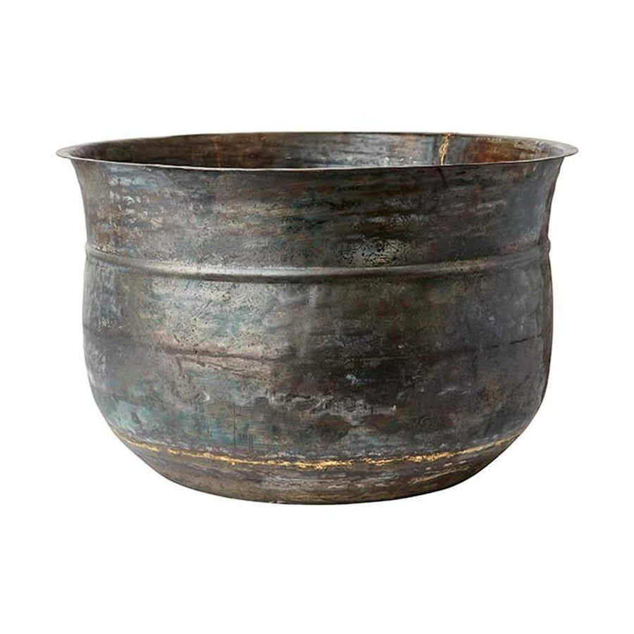 ANTIQUITÉ 3 db-os óriás vaskaspó szett Ø 36/41/47 cm