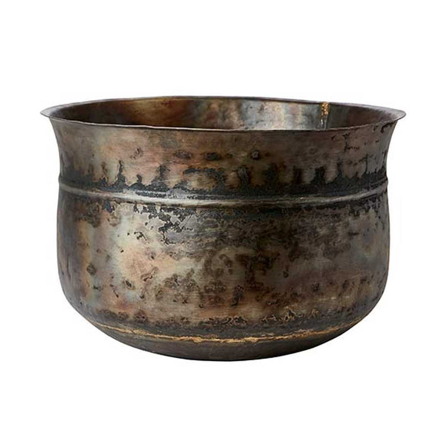 ANTIQUITÉ 3 db-os óriás vaskaspó szett Ø 36/41/47 cm