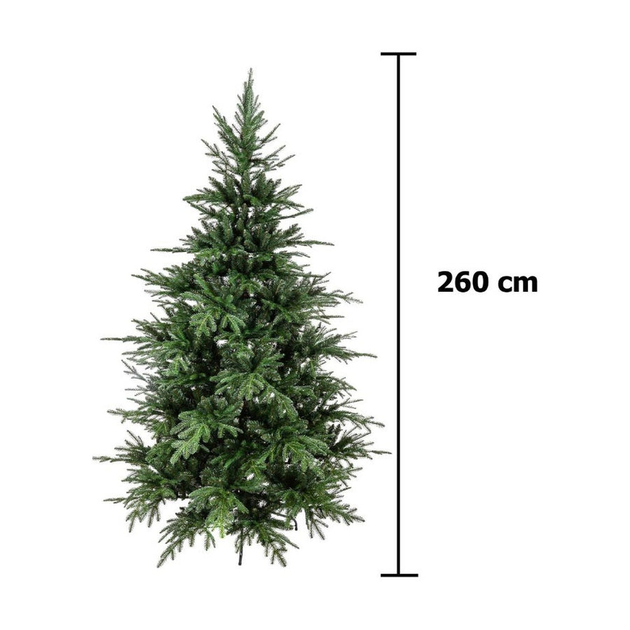 Prémium kategóriás, valósághű, 260 cm magas műfenyő mérettel ellátott képe