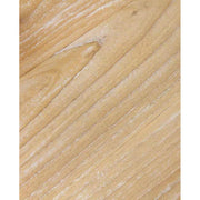 Kortárs stílusú, indonéz sungkai fából készült étkezőszék, fehér pigmentes olajjal kezelve.