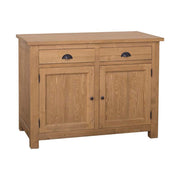 Tömör fenyőfa konyhaszekrény két fiókkal, polcos tárólóval. Színe: waxolt natúr.