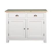 MAISON fenyőfa konyhaszekrény tölgyfalappal 120 cm