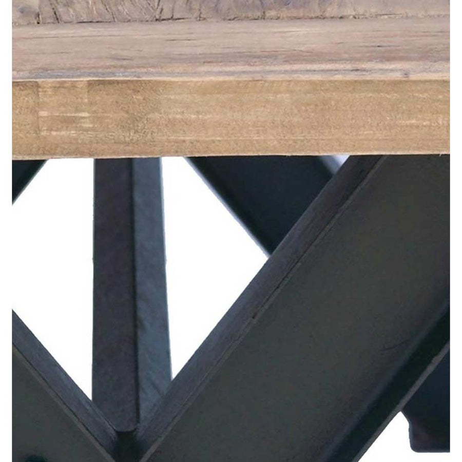 LOFT fenyőfa étkezőasztal 200 cm