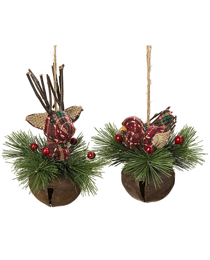 Karácsonyi csengődísz 11 cm "Merry"