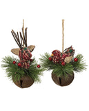 Karácsonyi csengődísz 11 cm "Merry"