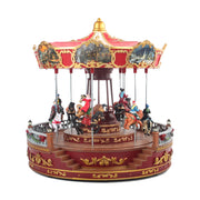 Exkluzív, prémium kategóriás  nagy karácsonyi zenélő körhinta