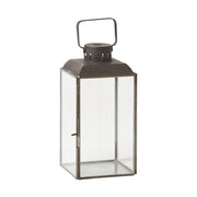 Loft illetve modern stílusú, antracit szürke színű, patinás felületű, szögletes formavilágú fém lámpás.