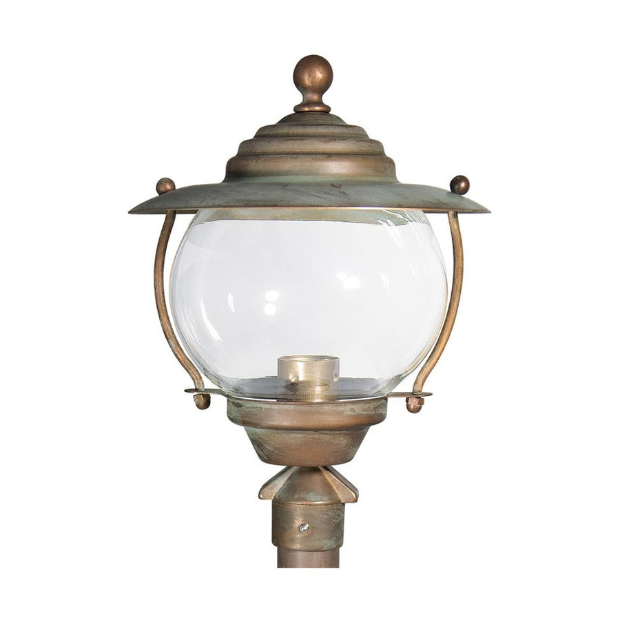 Vintage stílusú, rézből készült kandeláber