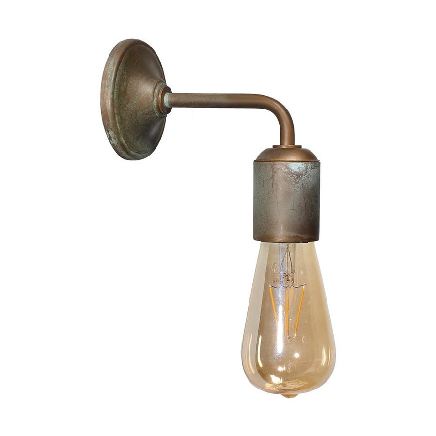Loft stílusú, rézből készült falikar szabályozható fényerővel.