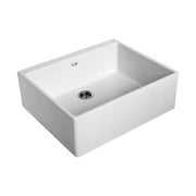 Beépíthető szögletes kerámiakagyló fürdőszoba- vagy konyhabútorokhoz.