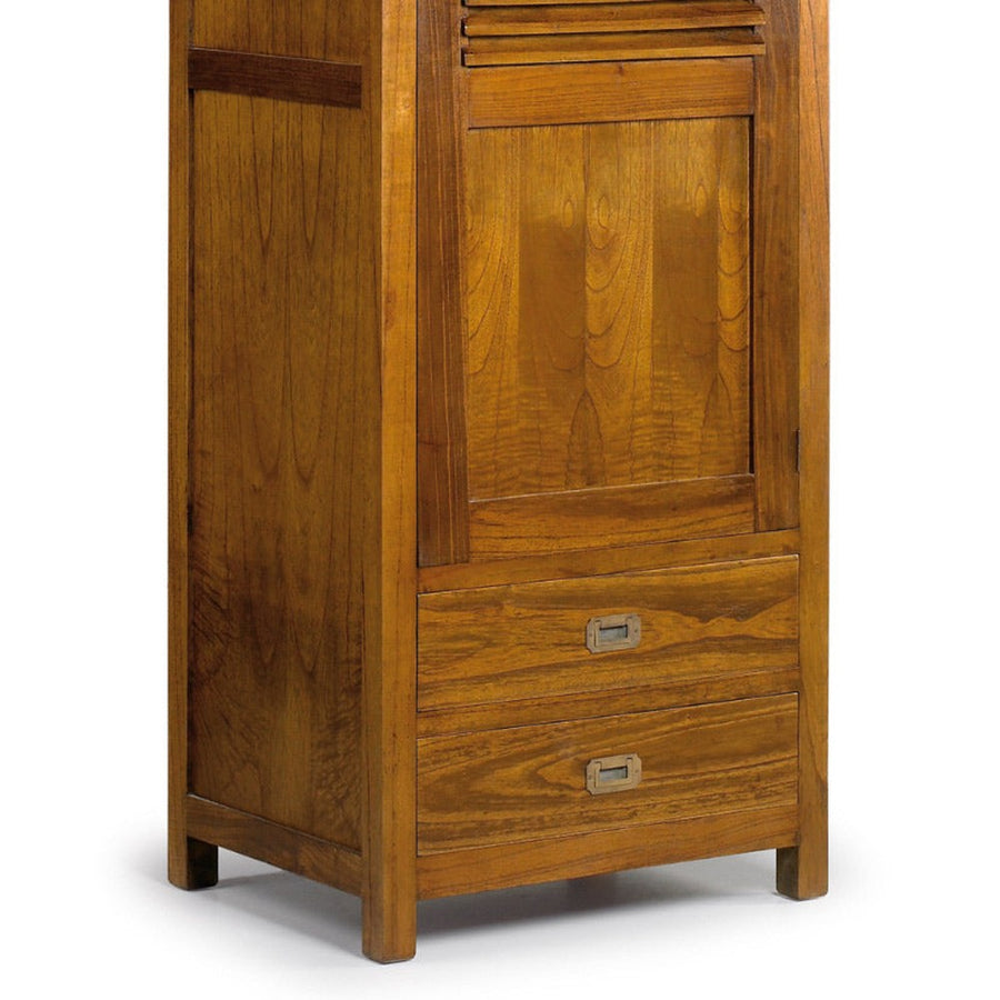 Loft stílusú, mindifából készült többfunkciós gardróbszekrény.