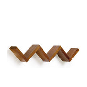 Loft stílusú, mindifából készült, lépcsőzetes kialakítású falipolc.