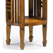 Loft stílusú, mindifából készült röviditalos kínálóasztal.