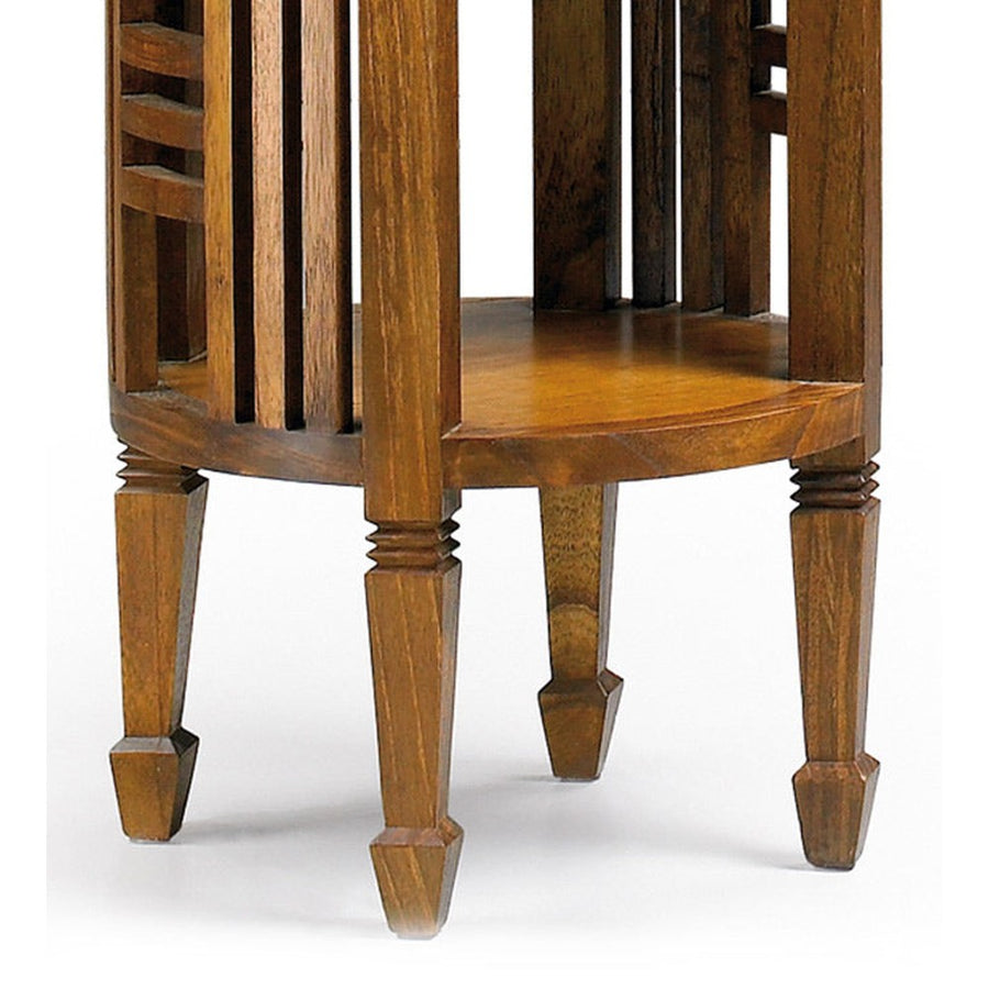 Loft stílusú, mindifából készült röviditalos kínálóasztal.