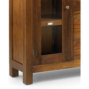 Loft stílusú, mindifából készült konzolszekrény.