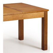 Loft stílusú, mindifából készült, natúr színű bővíthető étkezőasztal.