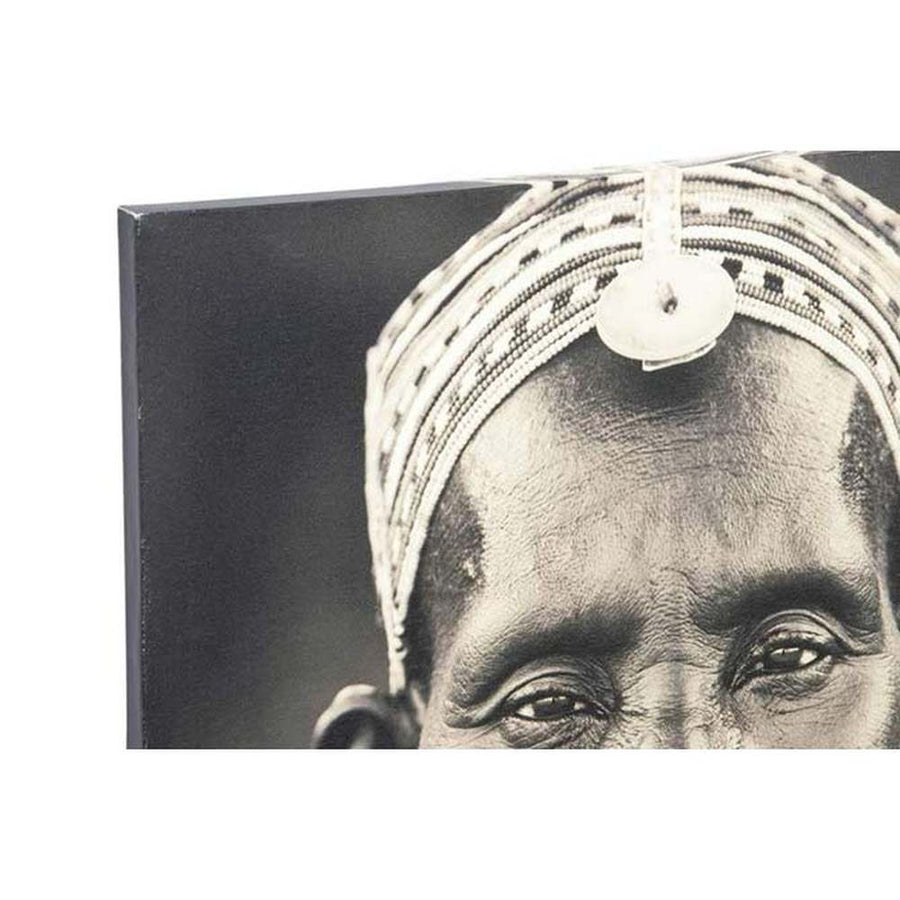 ETHNIC vászonprint - Temps kenyai nő potréja 70 cm