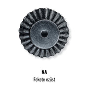 Fekete ezüst fém színminta.