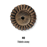 Fekete arany fém színminta.