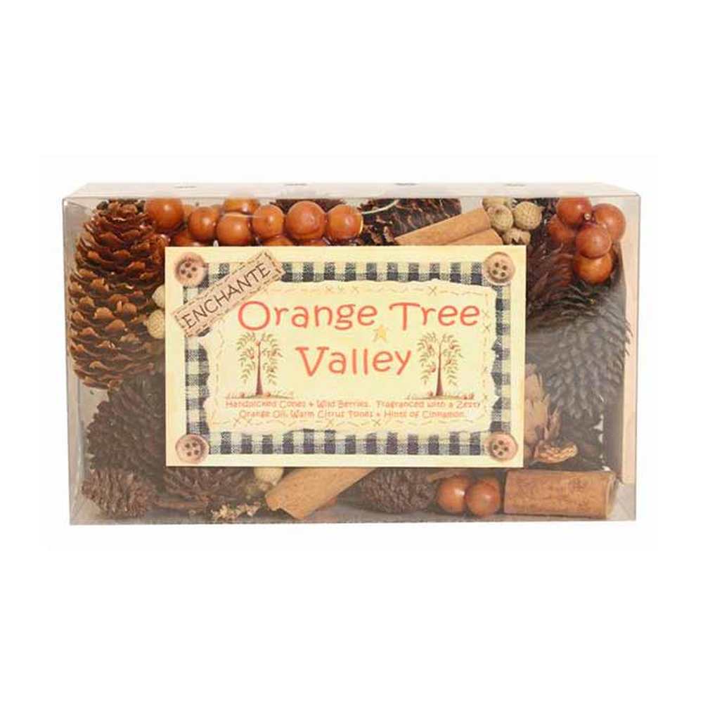 "Orange Tree Valley" narancs illatú, prémium minőségű, lakásillatosító kicsi potpourri.