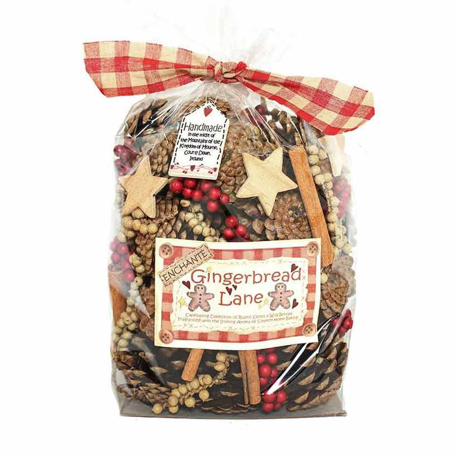 "Gingerbread Lane" mézeskalács illatú, prémium minőségű nagy potpourri.