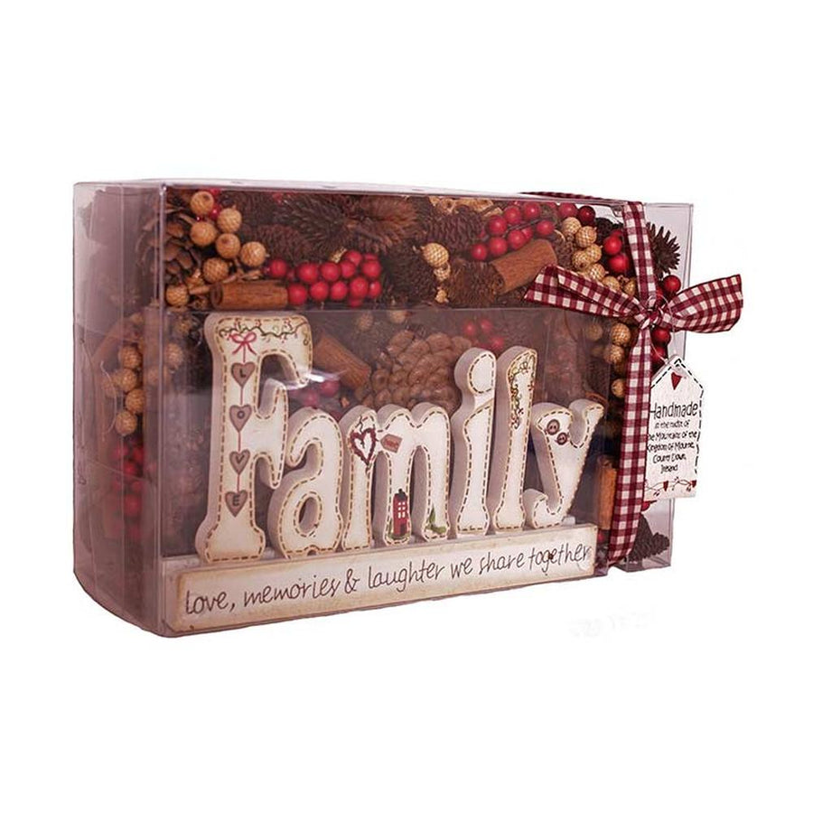 Faeper illatú nagy potpourri.