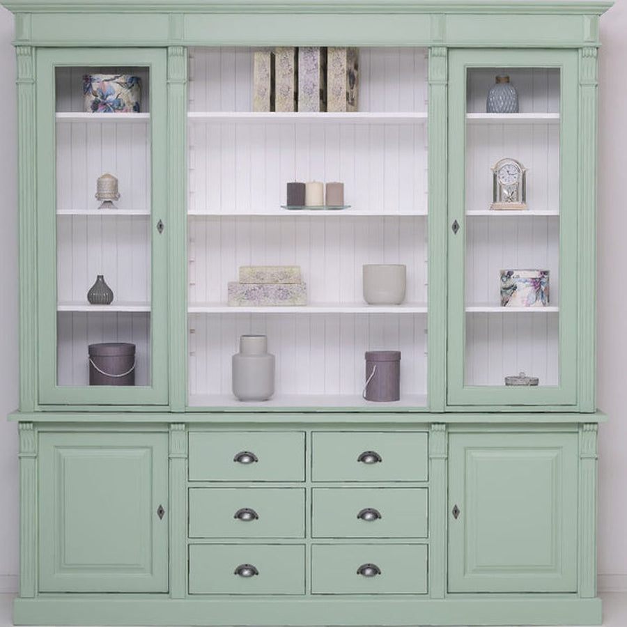 MAISON fenyőfa könyvszekrény 228 cm