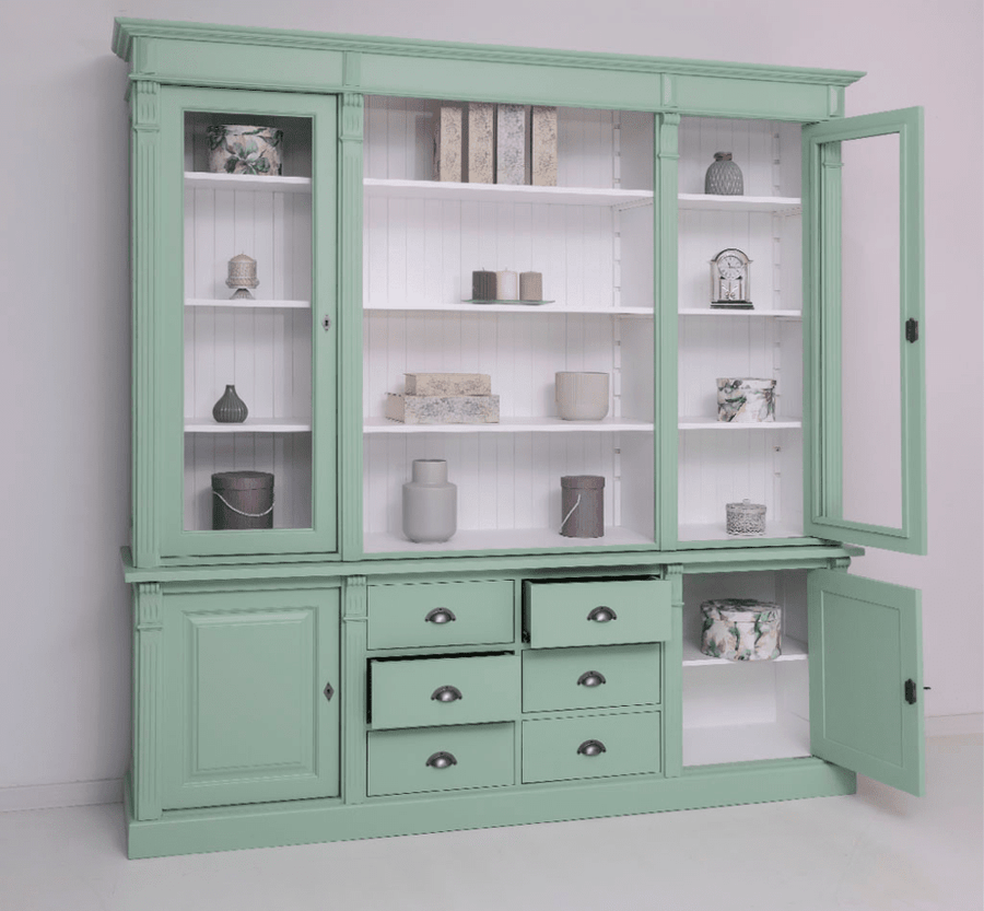 MAISON fenyőfa könyvszekrény 228 cm