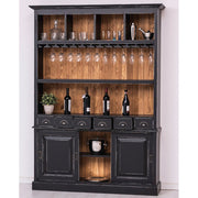 MAISON fenyőfa pohárszék - borszekrény 210 cm