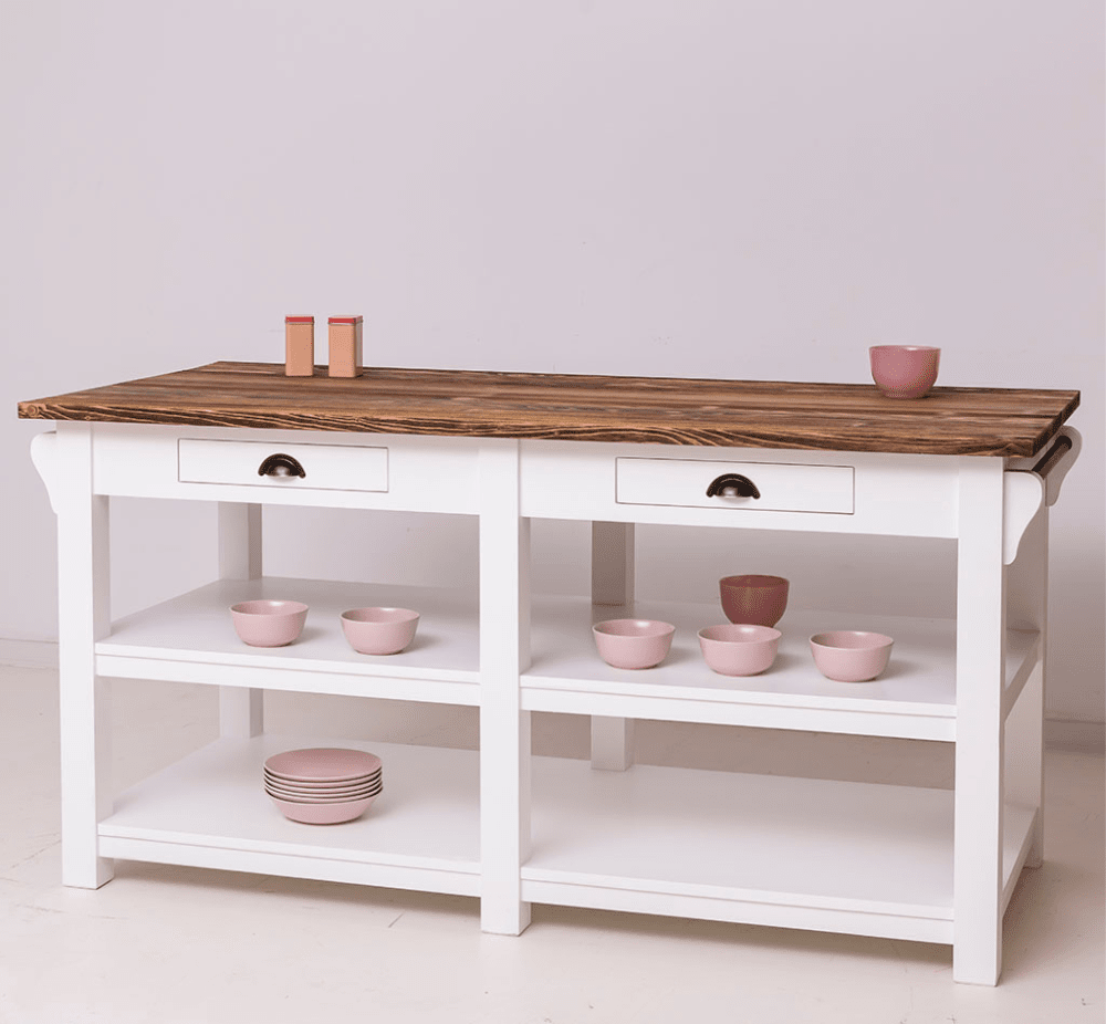 MAISON fenyőfa konyhasziget 180 cm