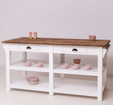 MAISON fenyőfa konyhasziget 180 cm