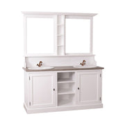 MAISON fenyőfa fürdőszobabútor tükörrel 210 cm