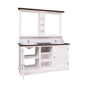 MAISON fenyőfa fürdőszobabútor tükörrel 210 cm