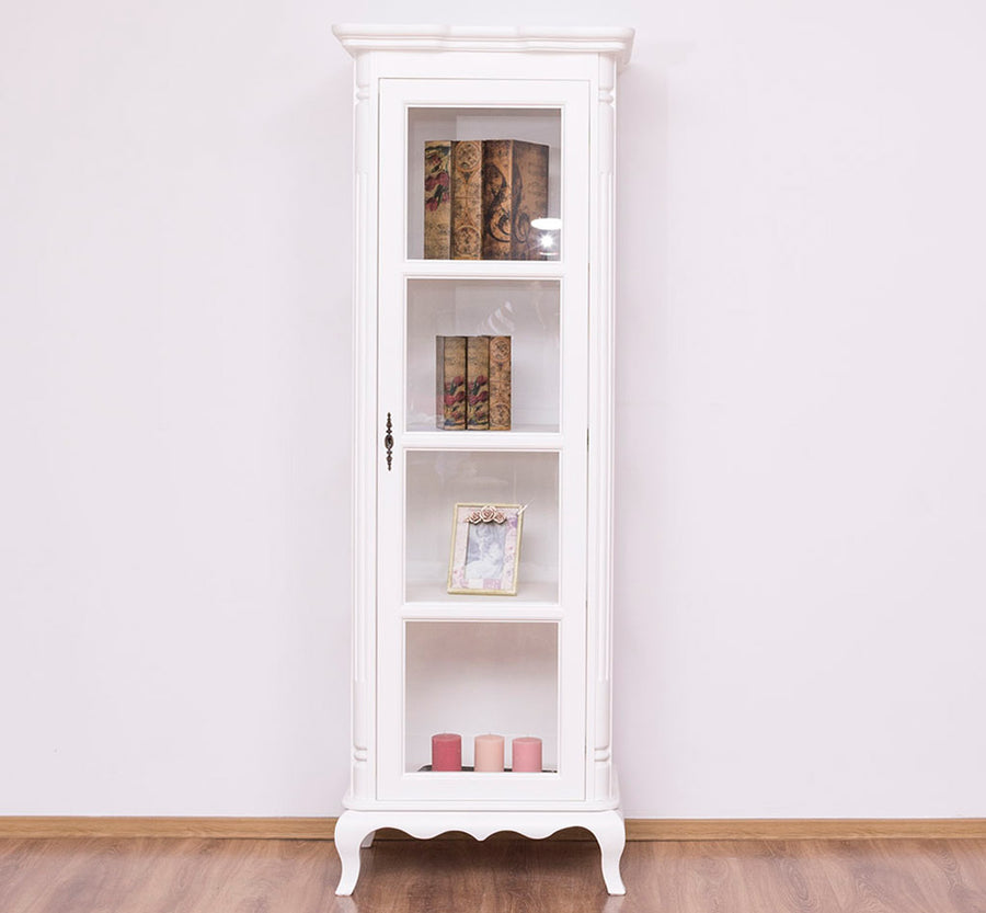 MAISON fenyőfa shabby chic vitrin 190 cm