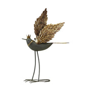 Arany szárnyű koronás Rigócsőr király fémből