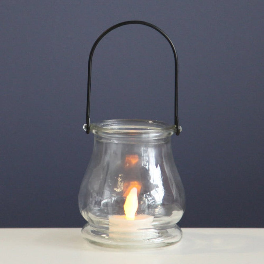 JARA üveglámpás LED gyertyával 9,5 cm