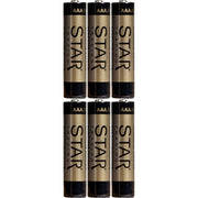 6 db-os AA tartós ceruzaelem 1,5 V