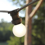 Kültéri dekorációs LED izzó fehér opál, polikarbonát burkolattal.