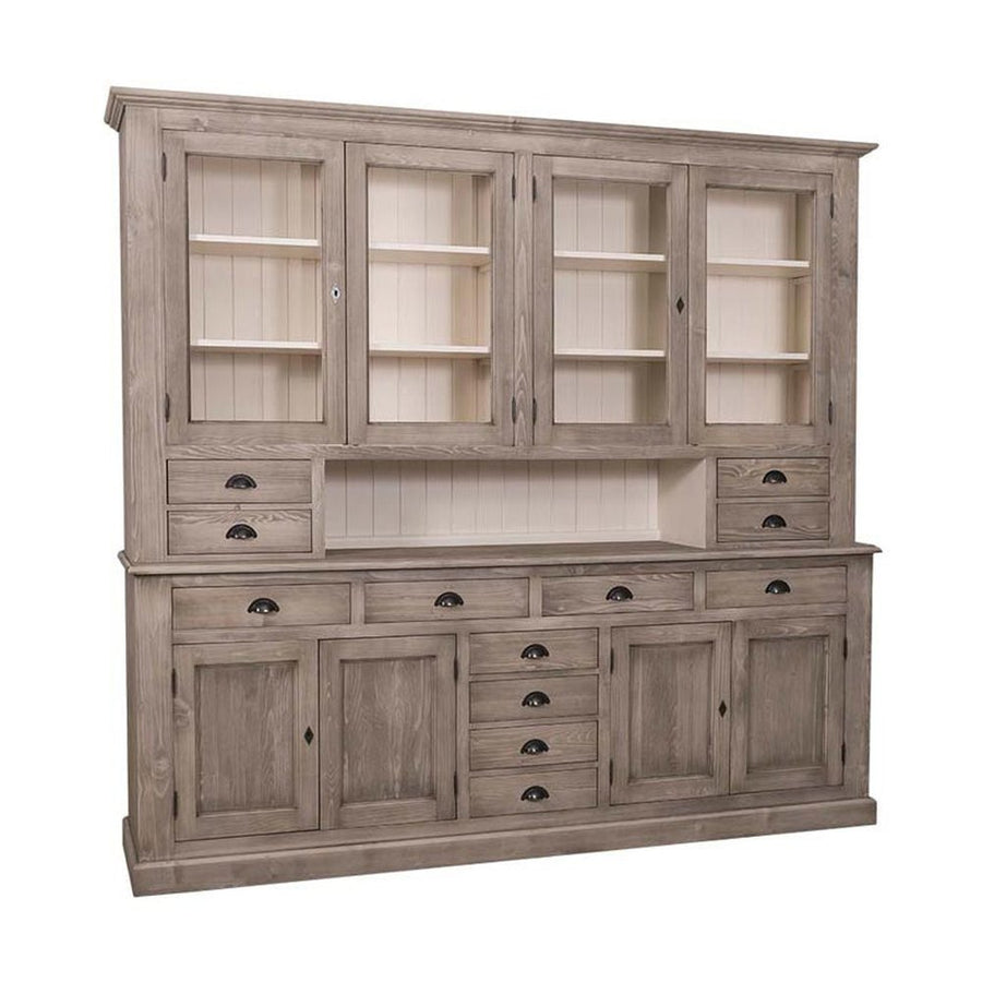 MAISON fenyőfa tálalószekrény 225 cm